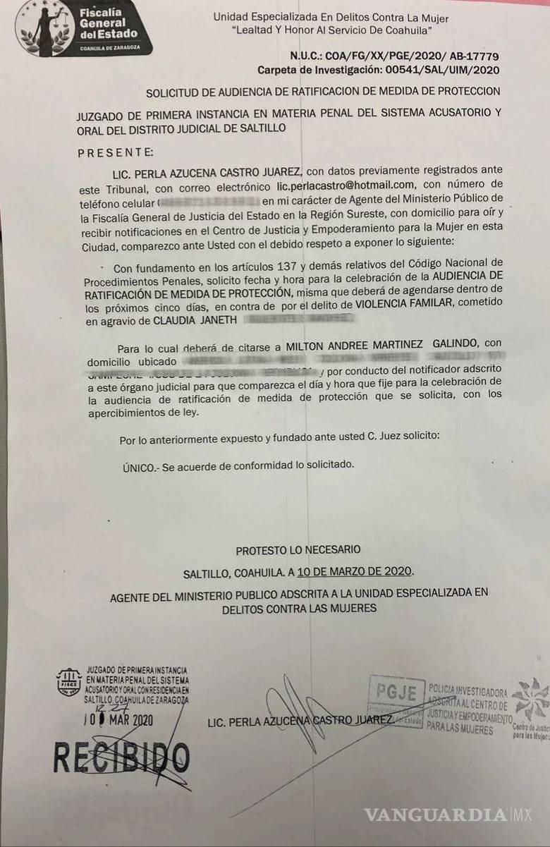 $!Acusan a Milton de violencia familiar y piden orden de restricción contra el comunicador de Saltillo, en pleno Un Día Sin Mujeres