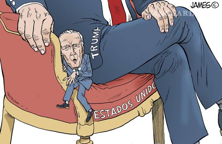 Biden, desbancado por Trump