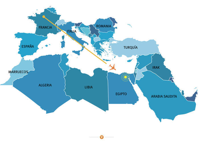 $!Hipótesis de “ataque terrorista” contra avión es “más probable”: Egipto