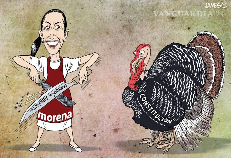 Constitución, el pavo de Morena