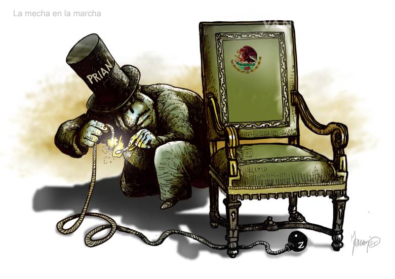 La mecha en la marcha