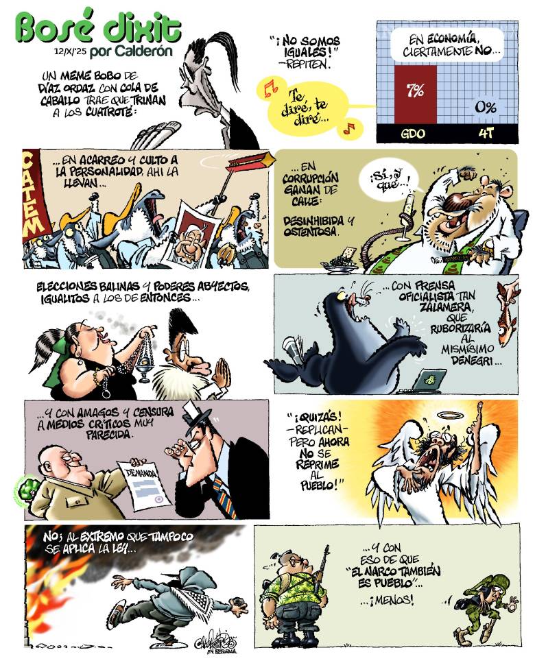 Bosé dixit: Meme hace trinar a la 4T