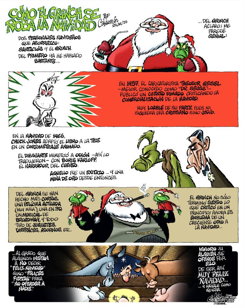 Cómo el Grinch se roba la Navidad