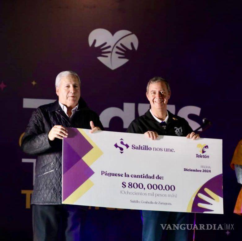 $!En su administración, Fraustro ha entregado apoyos por 2.4 millones de pesos al Teletón.