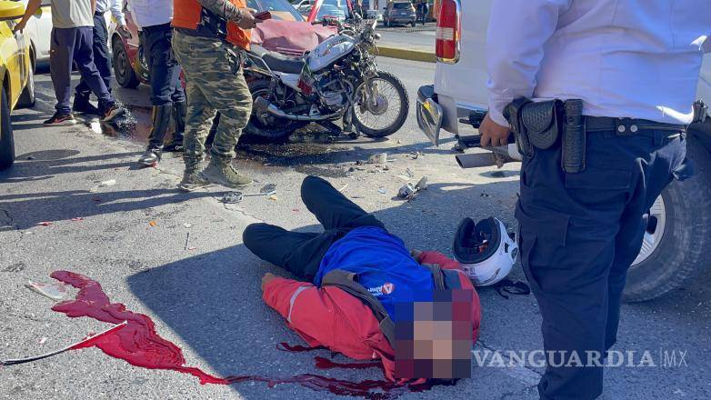 $!Braulio fue gravemente herido tras ser impactado por un vehículo en Antonio Cárdenas.