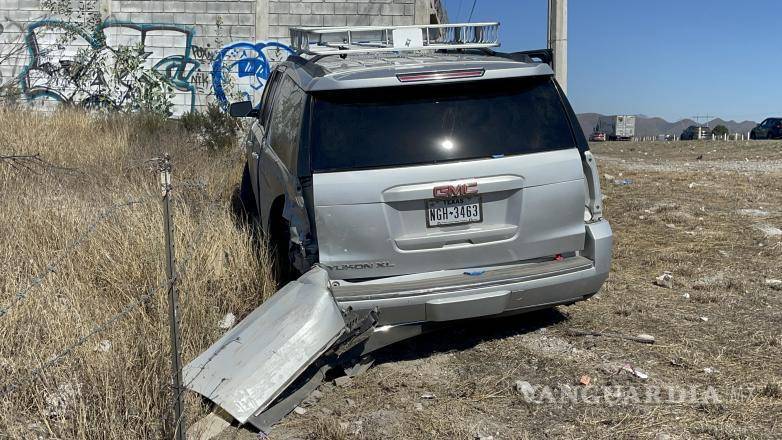 $!El presunto responsable manejaba una camioneta Yukon con placas de Texas.