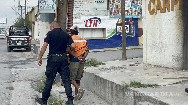 $!El individuo fue trasladado a las celdas municipales, donde se definirá su situación legal en las próximas horas.
