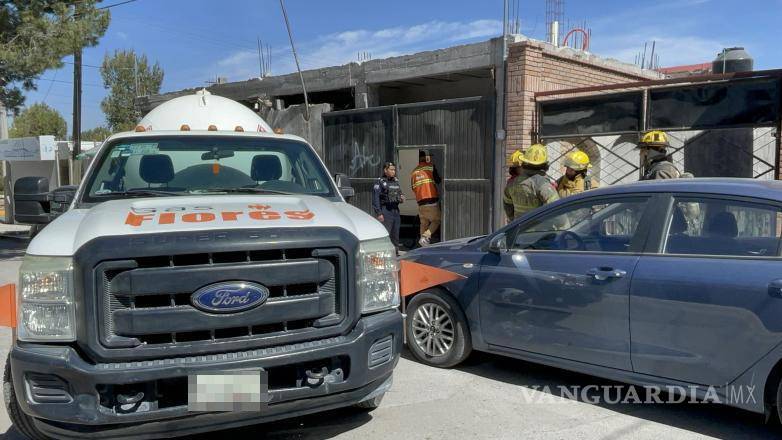 $!Johan Alejandro ¨N¨, empleado de la gasera, resultó con quemaduras leves tras el accidente, pero no requirió atención médica.