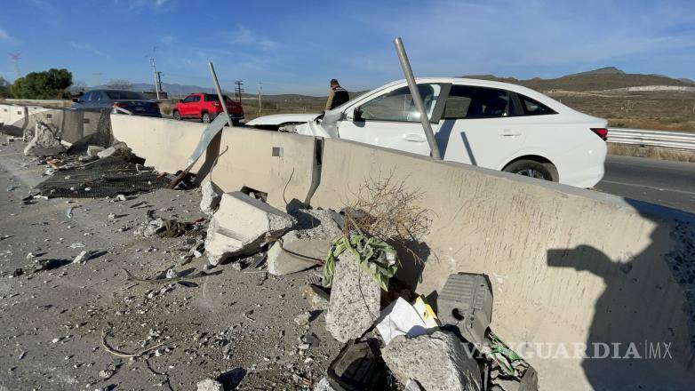 $!Elementos de la Guardia Nacional se encargaron de abanderar la zona para evitar más accidentes.