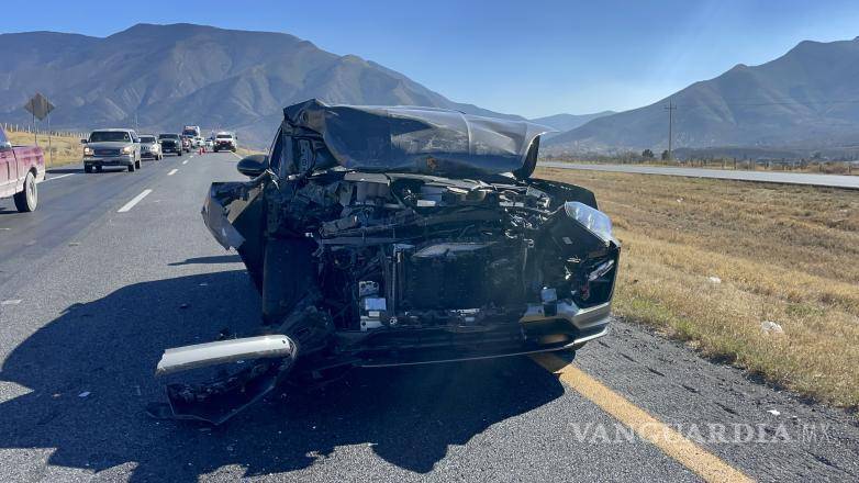 $!La camioneta fue pérdida total.