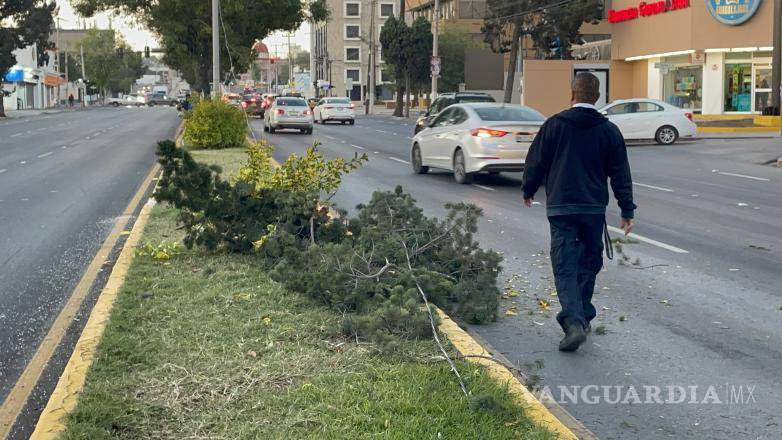 $!El choque se registró alrededor de las 7:00 horas en el norte de Saltillo, a la altura de la calle Colima.