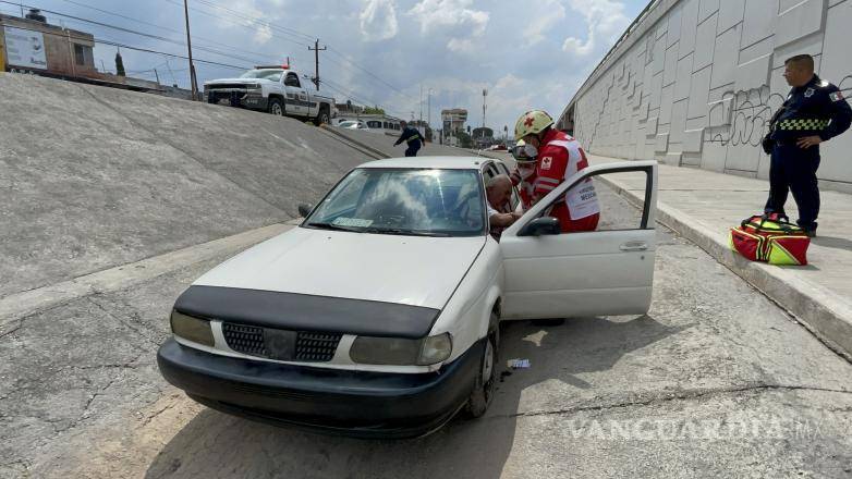 $!El auto viajo en posición normal | Foto: Ulises Martínez