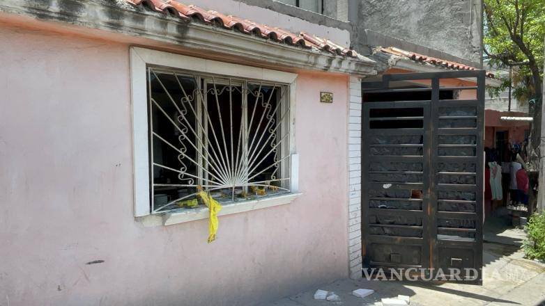 $!La ventana terminó quebrada tras la explosión.