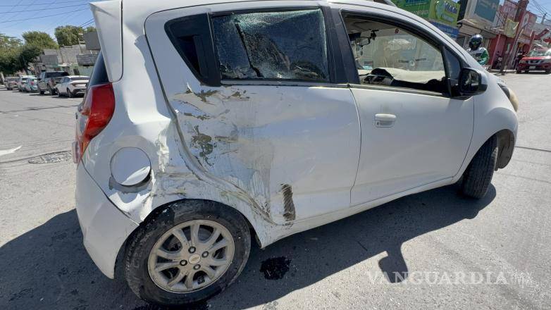 $!Eñ golpe fue en la parte lateral derecha