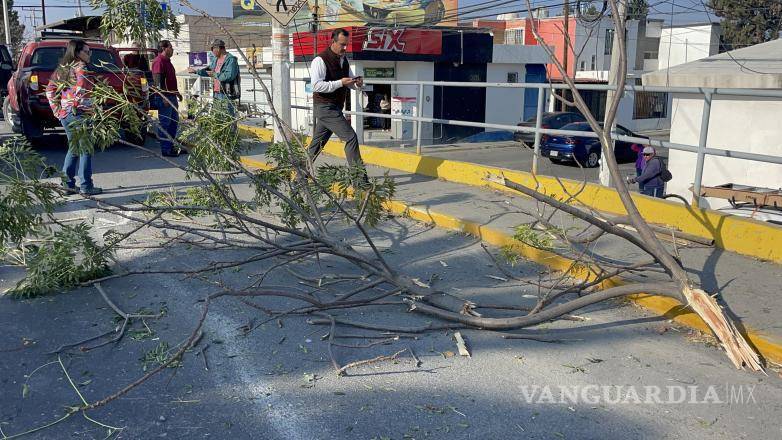 $!La zona permaneció acordonada mientras personal de auxilio retiraba los escombros y liberaba el carril afectado.