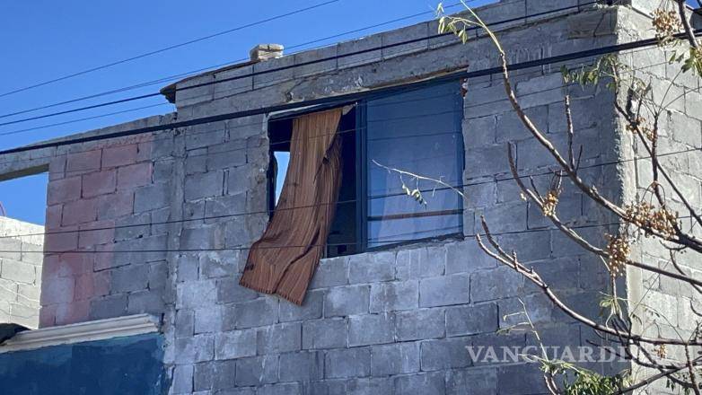 $!El colchón que se incendió se encontraba en un cuarto ubicado en la parte alta de la vivienda.