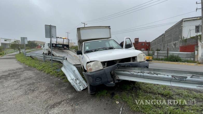 $!En este último accidente no hubo personas lesionadas, pero si daños materiales.