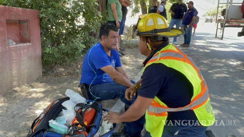 $!Afortunadamente el hombre a quien se le salió de control el fuego, salió ileso.