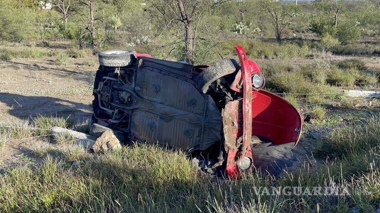 $!El joven pensó que solo había salido del camino.