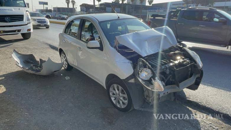 $!A pesar del impacto entre las unidades, no se registraron personas lesionadas, por lo que no fue necesaria la intervención de paramédicos.