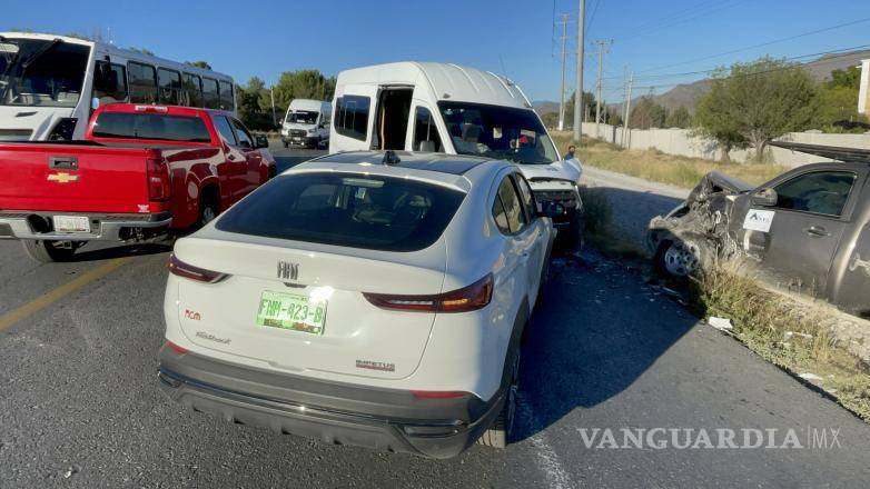 $!Caos vial se generó tras el incidente.