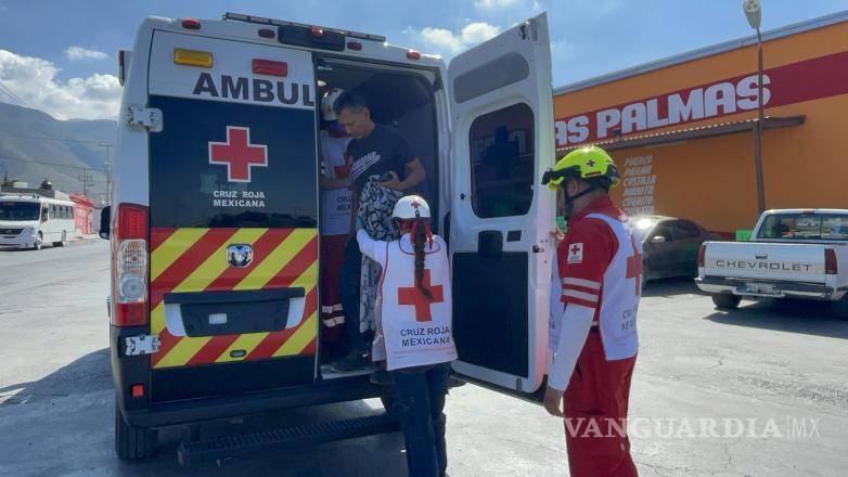 $!Miguel, de 46 años, resultó lesionado, pero tras la valoración de la Cruz Roja se determinó que sus lesiones no ponían en riesgo su vida.