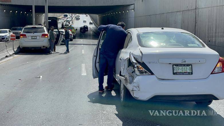 $!En el percance no hubo lesionados de gravedad.