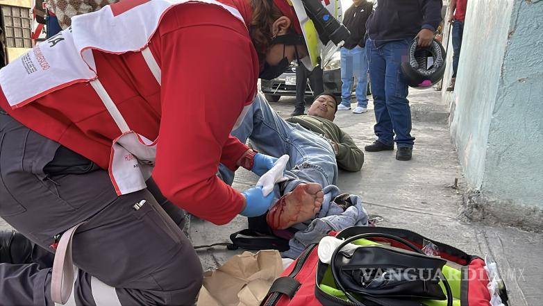 $!El accidente ocurrió en el cruce de las calles Malaquías y San Marcos.