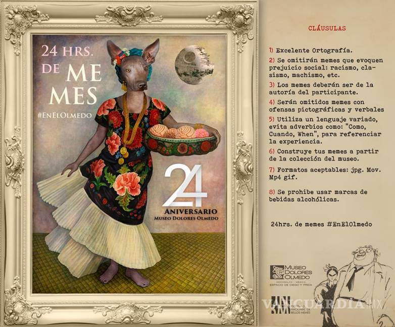 $!Museo Dolores Olmedo celebra su 24 aniversario con concurso de memes