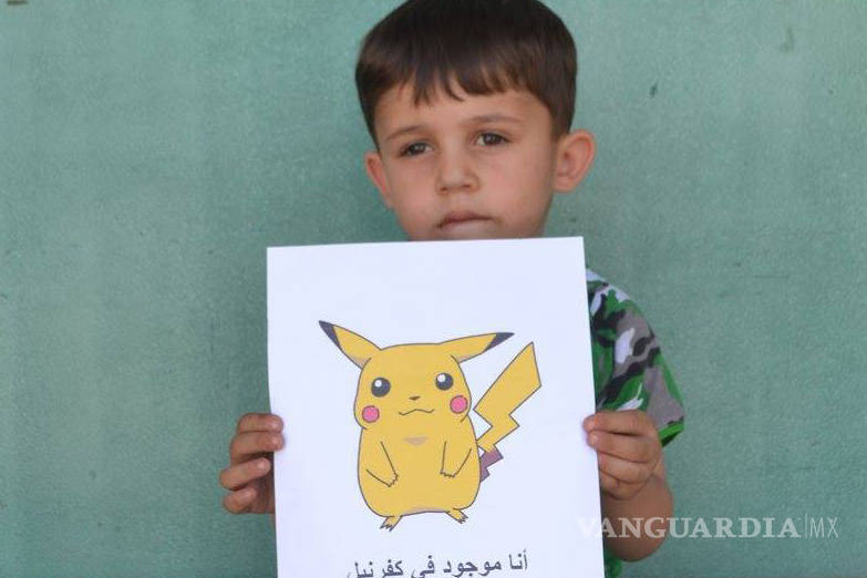 $!&quot;Hay muchos Pokémon en Siria, ven y sálvame&quot;, lanzan campaña para salvar a niños sirios