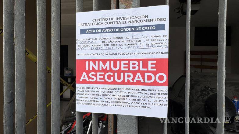 $!El inmueble ubicado en la calle Luxemburgo fue intervenido tras señalamientos sobre posibles actividades de comercialización de sustancias prohibidas.