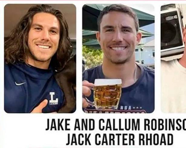 Jake y Callum Robinson, junto a su amigo Jack Carter Rhoad, desaparecieron en Ensenada, Baja California cuando acudieron a surfear en las playas mexicanas.
