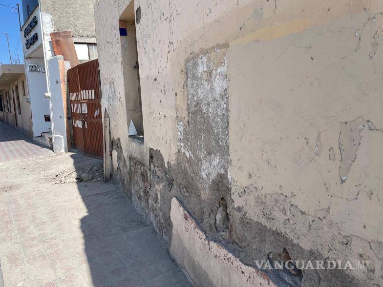 $!La estructura intervenida por Jerónimo Valdés permaneció por años como un punto llamativo para peatones y visitantes del Centro Histórico de Saltillo.