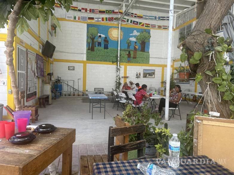 $!Prácticamente desiertos se observan los refugios para migrantes.