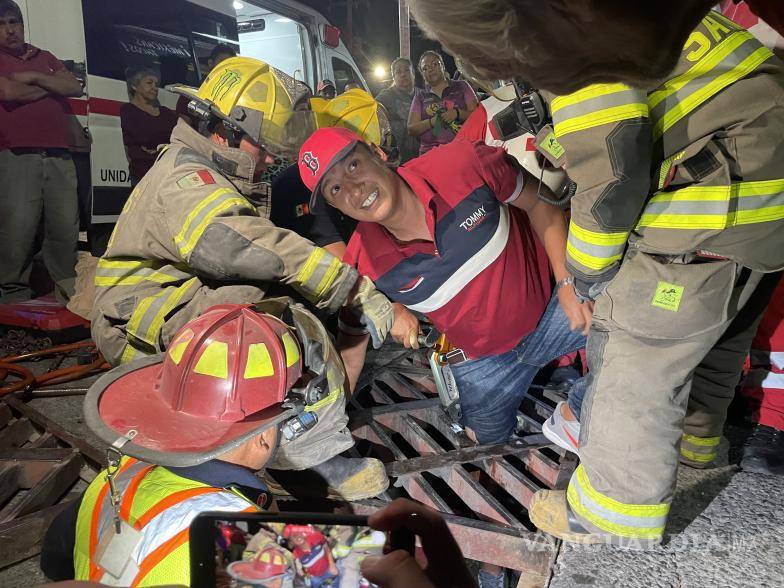 $!Jorge sufrió una herida en la rodilla derecha durante el proceso.