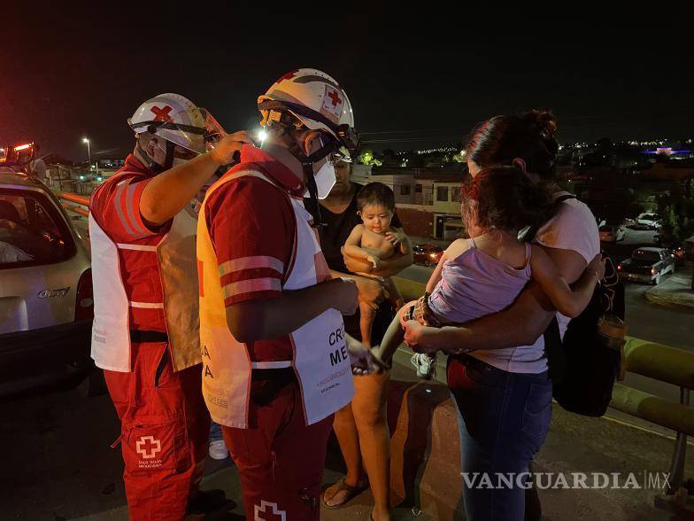 $!No hubo lesionados, solo un gran susto.