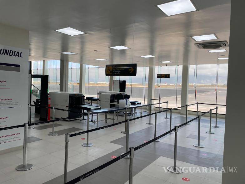 $!El aeropuerto cuenta con un módulo para embarque, desembarque y documentación de equipaje, con unifilas, pantallas y mobiliario de la aerolínea.