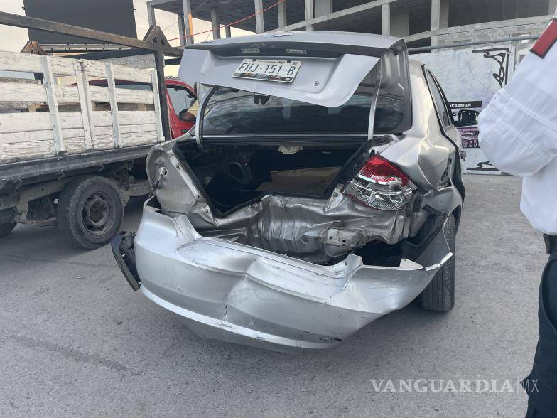 $!No se registraron heridos y los daños materiales fueron considerables para el vehículo Chevrolet Beat FHG119-A.
