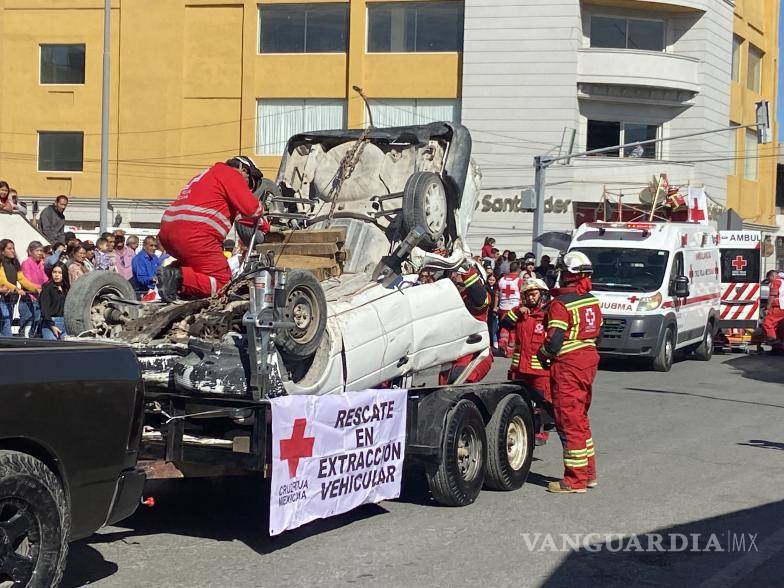 $!Simulacros de Protección Civil sorprendieron con su realismo y precisión en el cierre del evento.