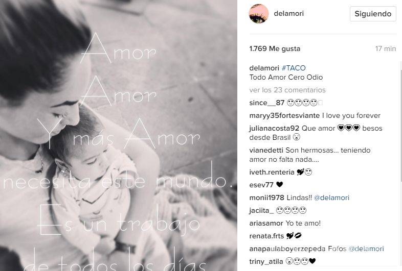 $!Bárbara Mori comparte foto con su nieta Mila