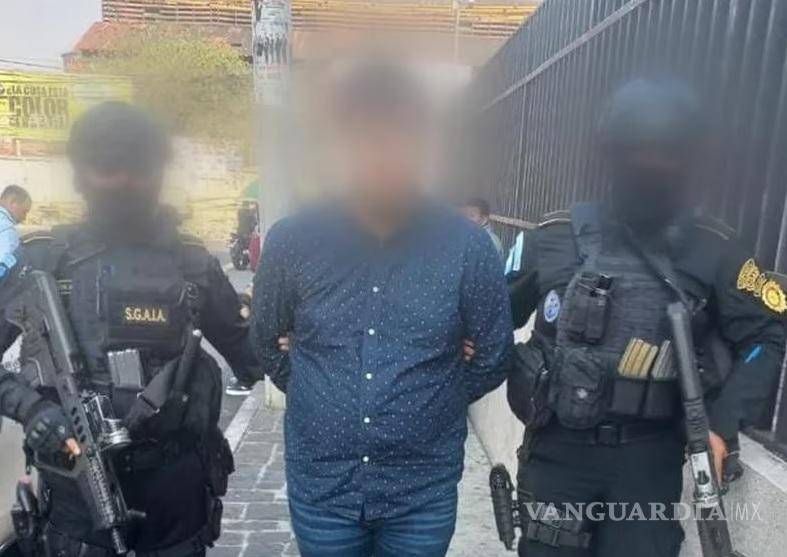 $!Sergio Antonio Duarte fue capturado en un hotel de Guatemala y cuenta con diversos cargos