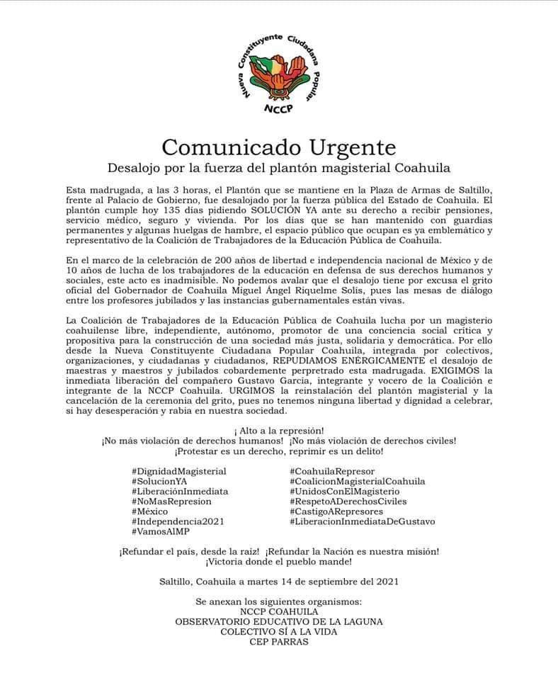 $!Arrestan a artista participante del Cervantino al desalojar a manifestantes