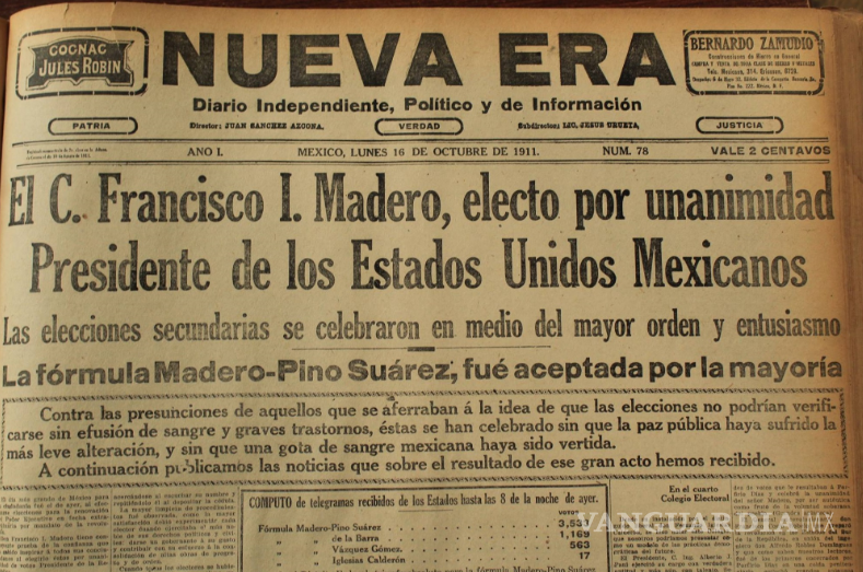 $!Madero y Pino Suárez, líderes electos de la nueva etapa democrática. Retrato representativo del poder civil tras los comicios de 1911.