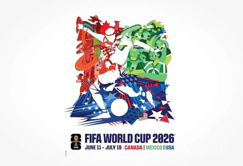 FIFA presenta el póster oficial del Mundial 2026 en México, Estados