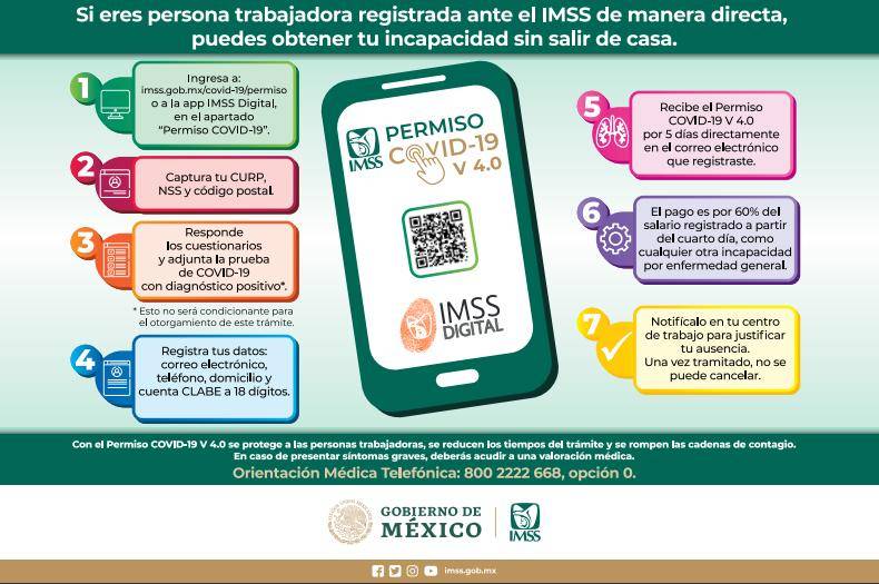$!IMSS lanza permiso COVID 4.0 para otorgar incapacidades a distancia