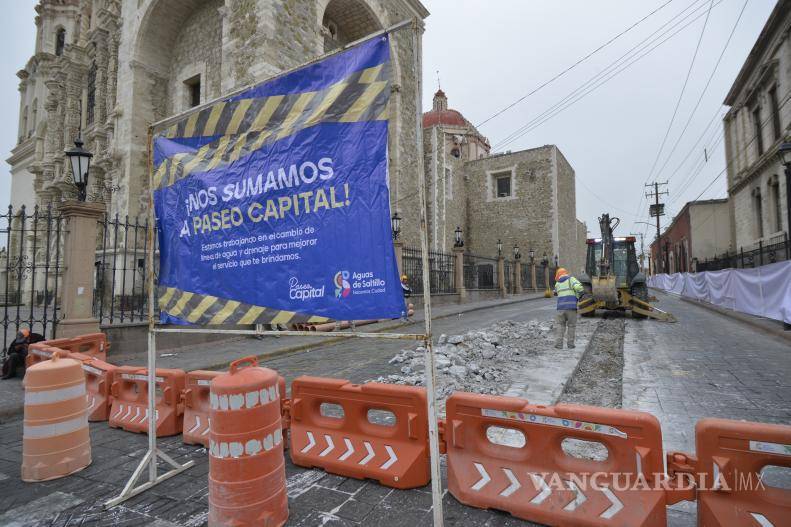 $!Tal como comunicó el Municipio de Saltillo la semana pasada, este lunes comenzaron las obras de Paseo Capital