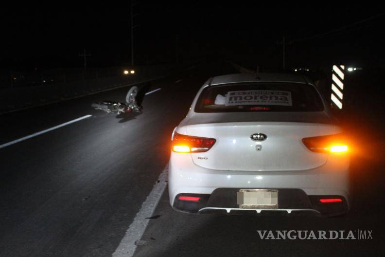 $!Fue en la carretera Saltillo-Zacatecas, donde un hombre perdió la vida tras una colisión con un vehículo.