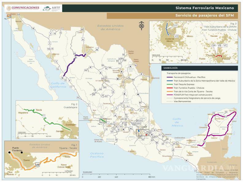 $!Para el proyecto de los trenes que enlazarían a Saltillo con Nuevo León y de ahí con Tamaulipas y Texas, Estados Unidos, se contempla el uso de las vías existentes, las cuales actualmente son parte de la concesión principalmente a Kansas City Southerm y Ferromex.