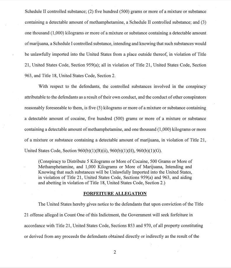 $!EU va ahora por los hijos de "El Chapo" Guzmán por conspiración para distribuir cocaína, metanfetamina y mariguana
