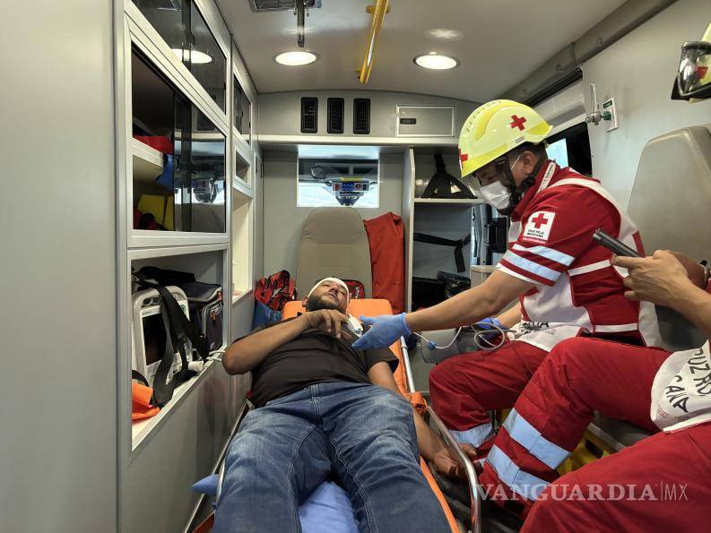 $!Fue valorado por los socorritas
